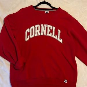 Cornell University crewneck sweatshirt, size M.